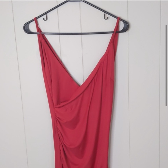 Hello Molly Cow Neck Red Maxi Dress - Picture 2 of 6